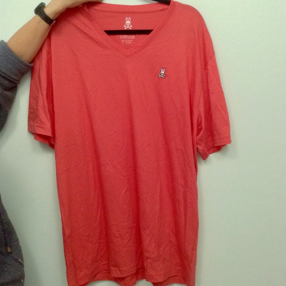 Psycho Bunny T-shirt Sz 8 XXL 100% Cotton V-neck